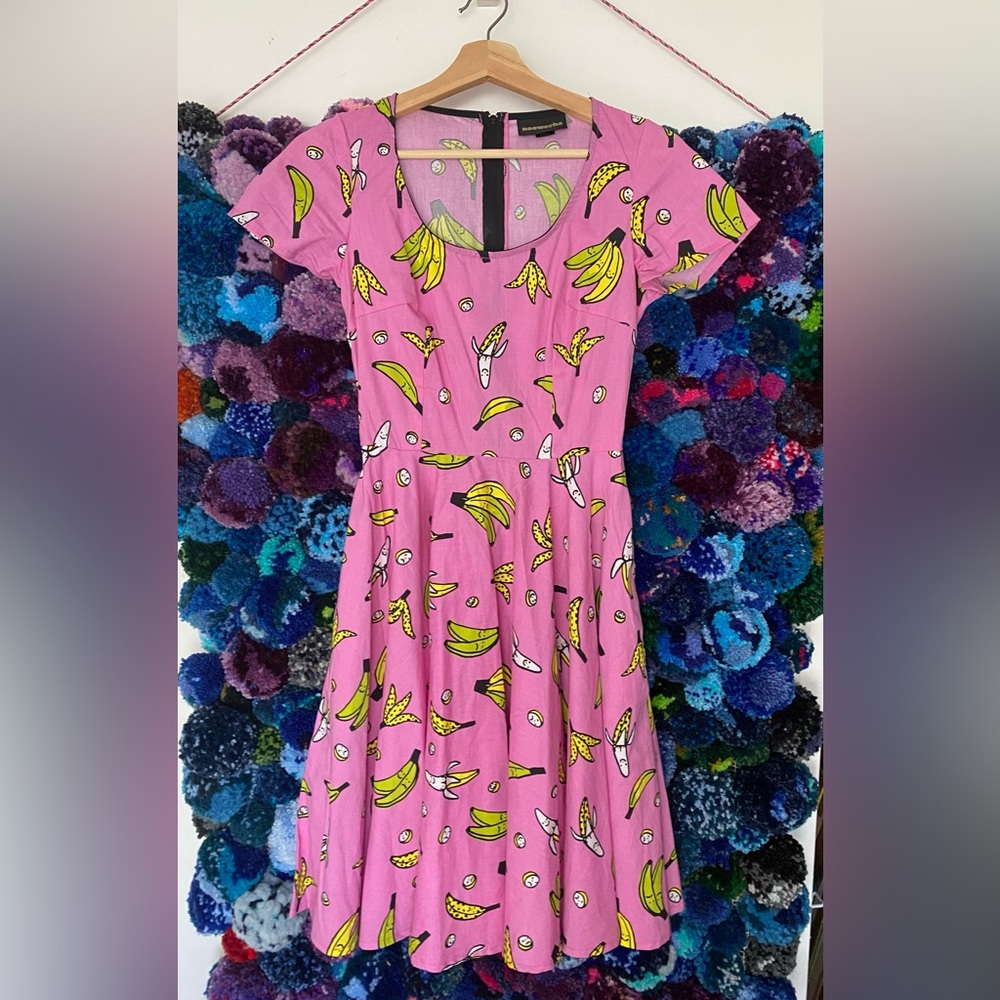 NOOWORKS X Gentle Thrills Banana Boob Dress -EUC